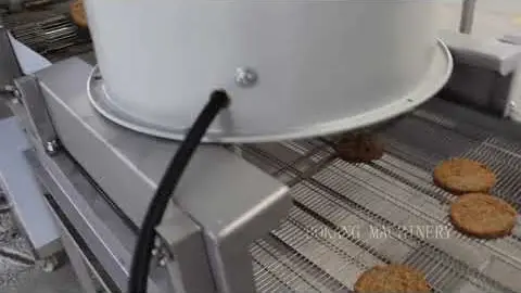 CXJ400 with batter and breading machines