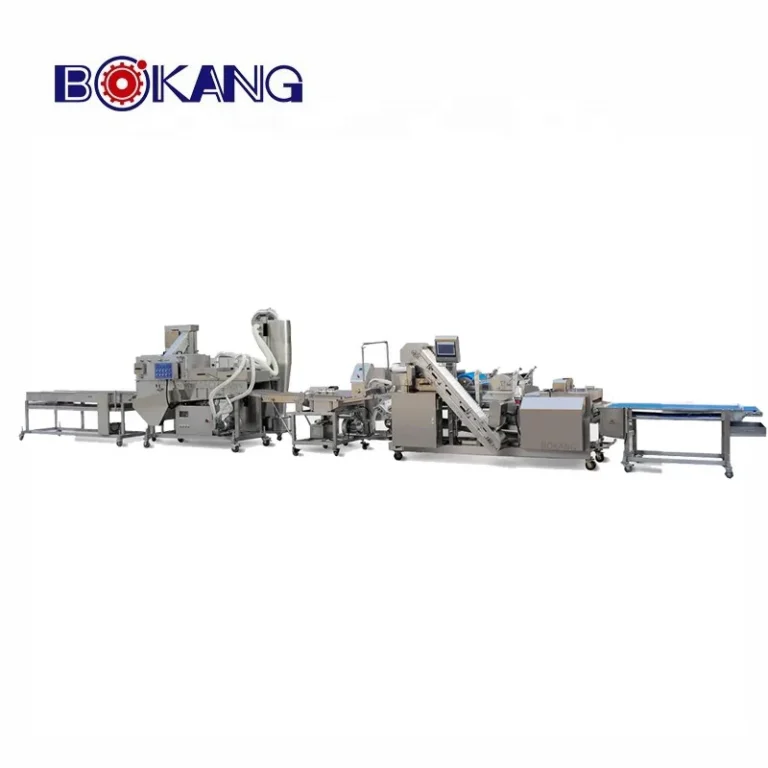 Coated food production line with forming, battering, breading and frying