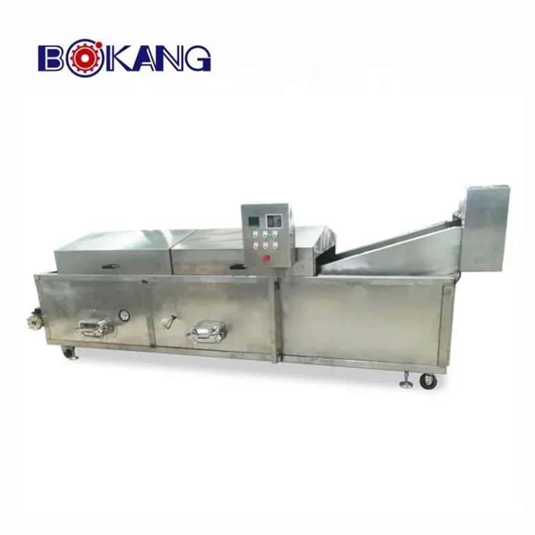 Continuous steam cooking machine