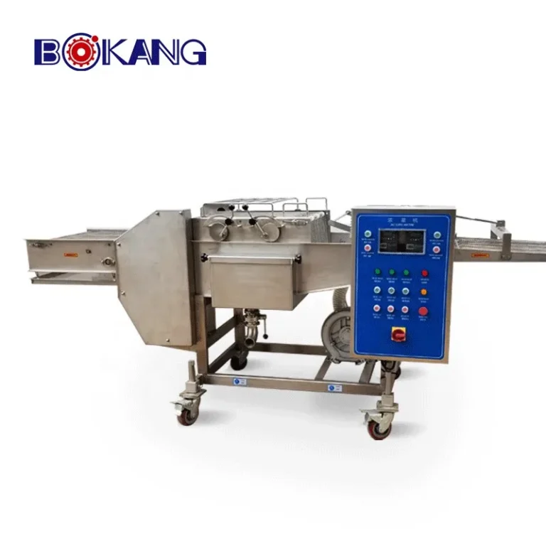 NJJ series tempura batter applicator with dipping bath