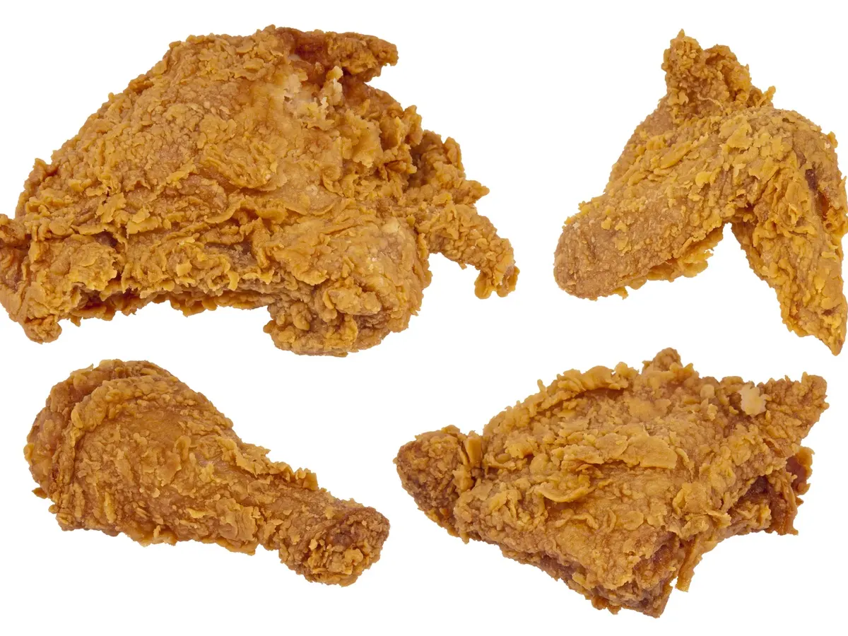 Breaded fried chicken